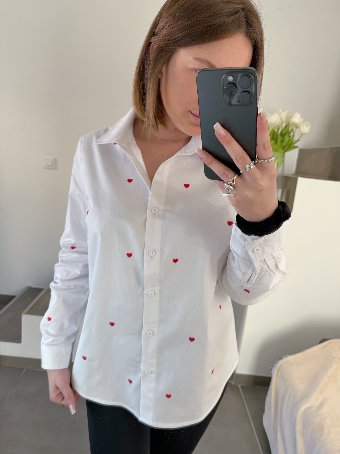 Chemise Paris rouge